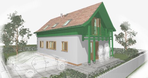 Dom GUNB do 70m2 PROJEKT MILO 7 - Na Zgłoszenie