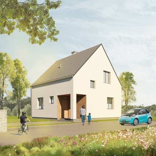 Dom GUNB do 70m2 PROJEKT DIOGENES - Na Zgłoszenie